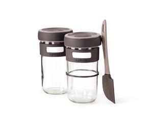 Lékué Kit masa madre Lékué 3 piezas Marrón
