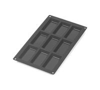 Lékué Molde financier silicona Lékué 9 cav. Negro