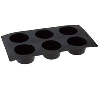 Lekue Molde para muffins - 6 cavidades - Rojo