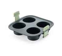 Lékué Molde para muffins para Air fryer Lékué. 4 uds. Gris