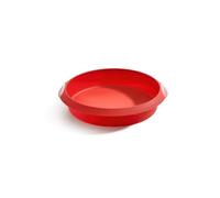 Lékué Molde repostería Redondo, silicona platino Rojo, 26 cm