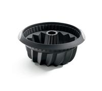 Lékué Molde savarin hondo Lékué de silicona Ø22 cm Negro
