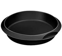 Lékué Molde silicona platino repostería, Redondo, Negro, 26 cm