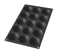 Lékué Molde tartaletas de silicona Lékué 15 cav. Negro