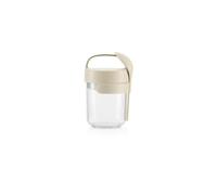 Lékué Natural Jar to go con cuchara para transportar alimentos beige 400 ml