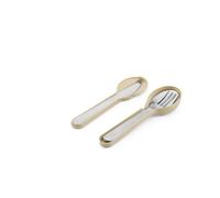 Lékué Natural juego de cubiertos de acero inoxidable con funda