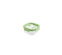 Lékué Recipiente hermético de vidrio Lékué cuadrado 520 ml Verde