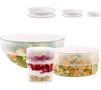 Lékué Set 3 Tapas extensibles para conservar, silicona, 11.5/15 / 20 cm