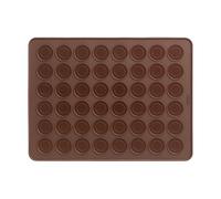 Lékué Tapete macaron de silicona Lékué 40 cm Marrón