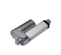 Leluo Actuador lineal eléctrico de 12V 24V CC, carrera de 100mm, capacidad de carga de 1500N, 150KG, resistente Herramientas industriales