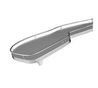 Lemans II 500 mm Izquierda Herraje para Armario de Esquina Gris Plateado de SO-Tech®