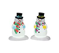 Lemax 24965 Christmas Village Accesorio: Sombrero de Acebo muñeco de Nieve (Juego de 2)