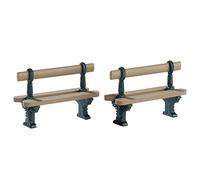 Lemax 74235 Accesorio de Pueblo navideño: Banco de Doble Asiento (Juego de 2)