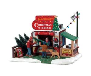 Lemax 83354 Christmas Village Accessory: Garland Grove Tree Lot