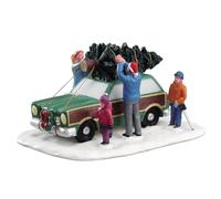 Lemax Accesorio Jukebox Junction: Transporte de árbol de Navidad, Resina