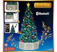 LEMAX Árbol de Navidad musical y luces LED "Árbol Musical" H39x17x17 cm
