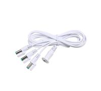 LEMAX Cable de Expansión, Tipo L a Tipo U X 3, Blanco 104cm