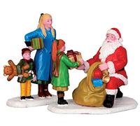 Lemax Figuras Pueblo Navideño Regalos de Santa – Set de 2 (42245)