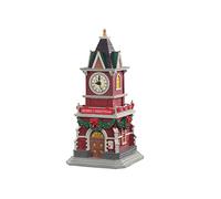 Lemax Christmas Village Tannenbaum - Torre de Reloj con Pilas (1,5 V) - 05679