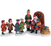 Lemax Christmas Village Visiting Santa - Juego de 3-62276