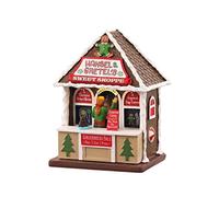 LEMAX Construye tu pueblo de dulces de Hansel y Gretel 10,6x8,5x14,2h