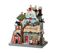 LEMAX Edificio iluminado LED "The Pet Kingdom" en resina H25,5 x 19,2 x 12,5 cm