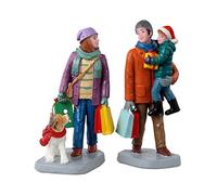 Lemax - Juego de 2 compradores navideños