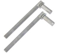 Lengüeta de placa ajustable, galvanizada, M16 x 190 mm - 1 par