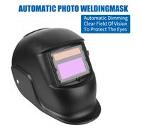 Lente de Color verdadero, energía Solar, máscara de soldadura de visión grande, casco de soldadura para soldadura por arco, máscara de soldador de corte, oscurecimiento automático True Color Lens