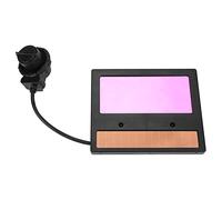 Lente de soldadura Oscurecimiento automático Ventana de visión grande con energía solar para soldar y esmerilar Lente de casco de soldadura de 110 por 90 mm para uso diario en el