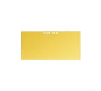 Lente de vidrio de soldadura de 2 x 4.25 pulgadas, pantalla recubierta de oro, 9-13, exterior endurecido, repuesto interior para cascos, pantalla de protección de corte por plasma MIG TIG (número 11)