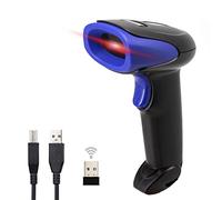 LENVII Escáner De Códigos de Barras inalámbrico,Lector de códigos de Barras 2D,Wireless QR Code Scanner,Barcode Scanner 1D admite escaneo de Pantalla,Compatible con Windows Mac OS Escáner de código