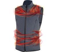 Lenz Heat Vest 2.0 Chaleco calefactable, gris/negro, Talla XXL