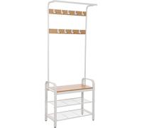 LEOBERT: Percha, perchero para ropa, armario adicional, estantería, estante para zapatos, 9 ganchos. Modelo: Universal-64_model_2120_1_5903332063253