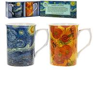 Leonardo LP92364A Van Gogh Castle - Juego de Dos Tazas con diseño de Van Gogh
