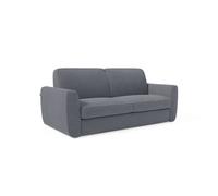 Leonida sofá cama desenfundable con colchón de 18 cm de altura 202 cm azul
