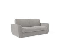 Leonida sofá cama desenfundable con colchón de 18 cm de altura 222 cm gris