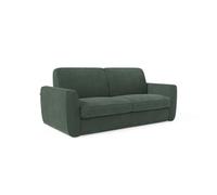 Leonida sofá cama desenfundable con colchón de 18 cm de altura 222 cm verde