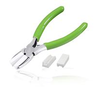 LEONTOOL, alicates de punta plana de doble mandíbula de nailon de 5 pulgadas, Mini alicates de precisión, alicates de bucle de alambre, alicates para doblar alambre, alicates para hacer joyas