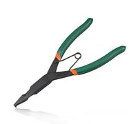 LEONTOOL Alicates especiales para anillos de retención con punta en ángulo de 23 cm, acabado negro