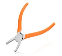 LEONTOOL Cortador de extremo transversal SMT/SMD, alicates de corte lateral, cortador de ángulo frontal de hoja de 90 grados con cortadores de punta plana extralargos con borde de corte de 0.39
