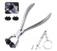 LEONTOOL Herramienta de ajuste de eje de astigmatismo de lentes, de acero inoxidable, con resorte, alicates de alineación de ejes ópticos, kit de herramientas de reparación de lentes con mini