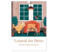 LEOPOLD DER DRITTE - Ein Kater mit ganz viel Charme (Wandkalender 2026 DIN A4 hoch), CALVENDO Monatskalender: Begleite Kater Leo und Maus Susi durch das Jahr!
