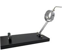LEPANTO Jamonero Giratorio Plegable, Soporte jamonero Plegable con Base de Madera Color Negro para Jamones y Paletillas