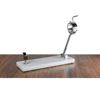 LepantoHouse Soporte Jamonero Future Plegable Giratorio Base de Fibra Color Blanco Para Jamones y Paletillas
