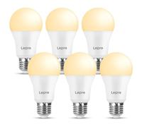 Lepro Bombilla LED E27, Lámpara de 13 W y 1521 Lúmenes, Paquete de 6 | Bombillas E27 LED Luz Blanca Cálida 2700 K, Reemplaza Bombilla de 100 W, Ahorro de Energía de Haz de 180°, No Regulable