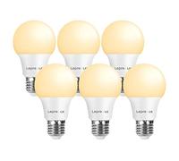 Lepro Bombilla LED E27, Lámpara LED de 8.5 W y 806 Lúmenes, Paquete de 6 | Reemplaza la Bombilla de 60 W, Bombillas E27 LED Blanco Cálido 2700 K, lámpara de Ahorro de Energía de Haz de 180°