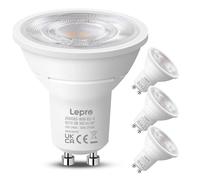 Lepro Bombilla LED GU10 2W(Equivalente a 50W), 360 lm, 2700K, Pack de 4