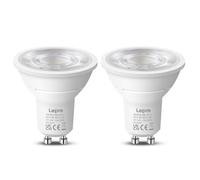 Lepro Bombilla LED GU10 2W(Equivalente a 50W), 360 lm, 4000K, Pack de 2