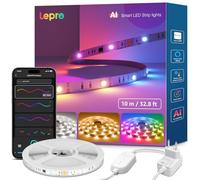 Lepro S2 AI Tira LED 10M RGB Fonciona con Alexa y Google Assistant